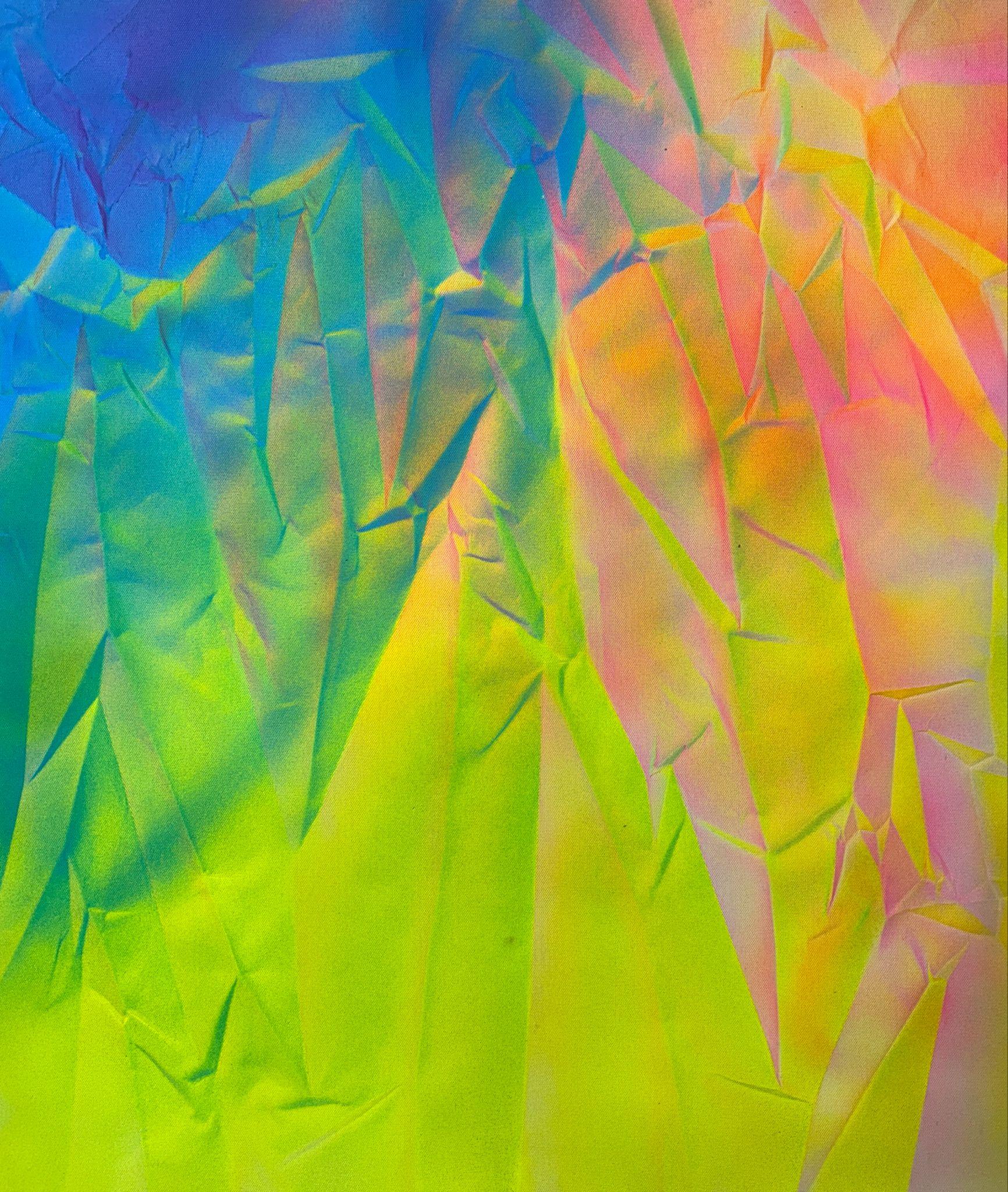 Michael Andrew Law — Where Petals Kiss the Sky — ChiaroFabric (When Chiaroscuro Sleeps in Fabric) 光影織語